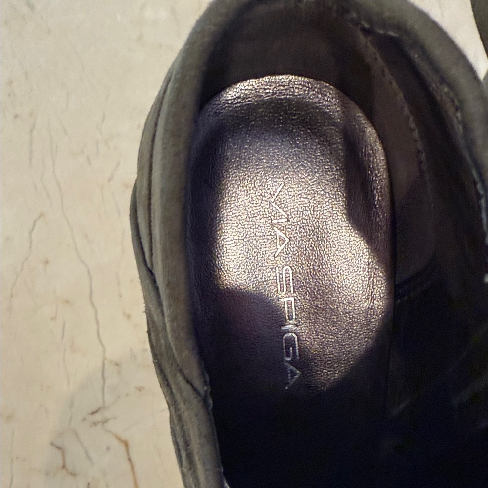 Via Spiga Dark Gray Heeled Boots - Picture 2 of 10